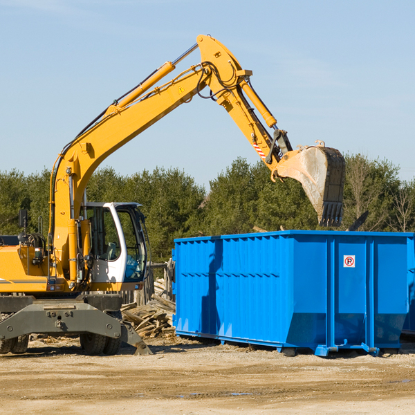 can i choose the location where the residential dumpster will be placed in Alorton